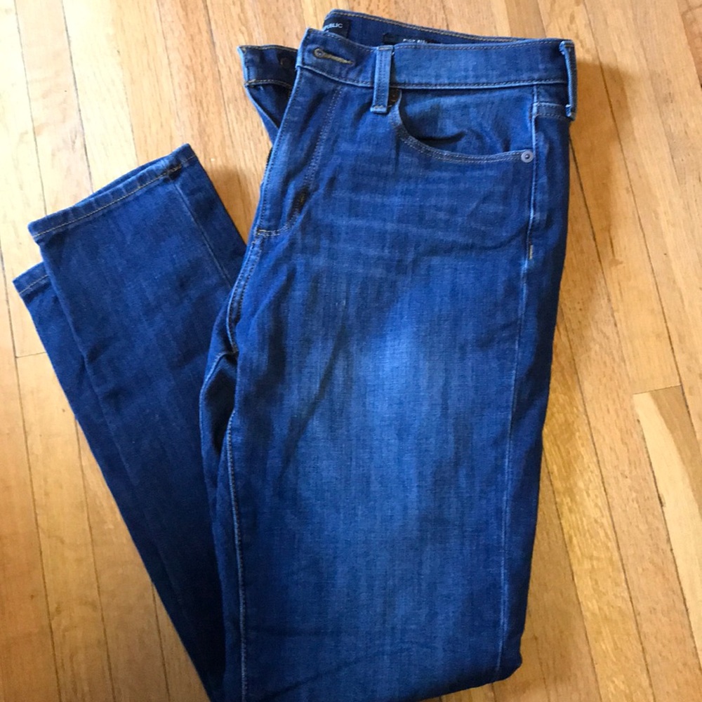 Banana Republic High Rise Skinny Jeans